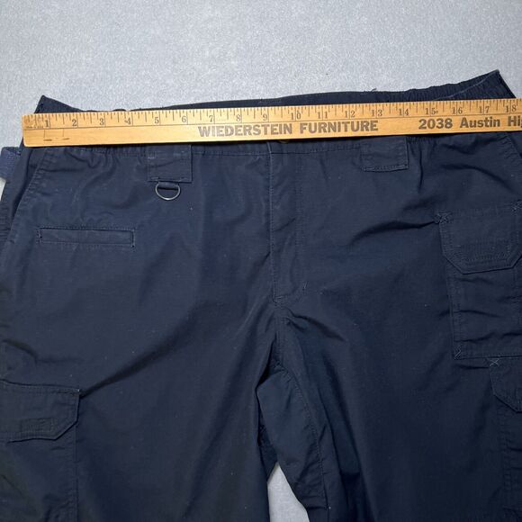 5.11 Women’s Tactical Shorts Size 18 Taclite Ripstop Navy Blue Style 63071 - Picture 9 of 15